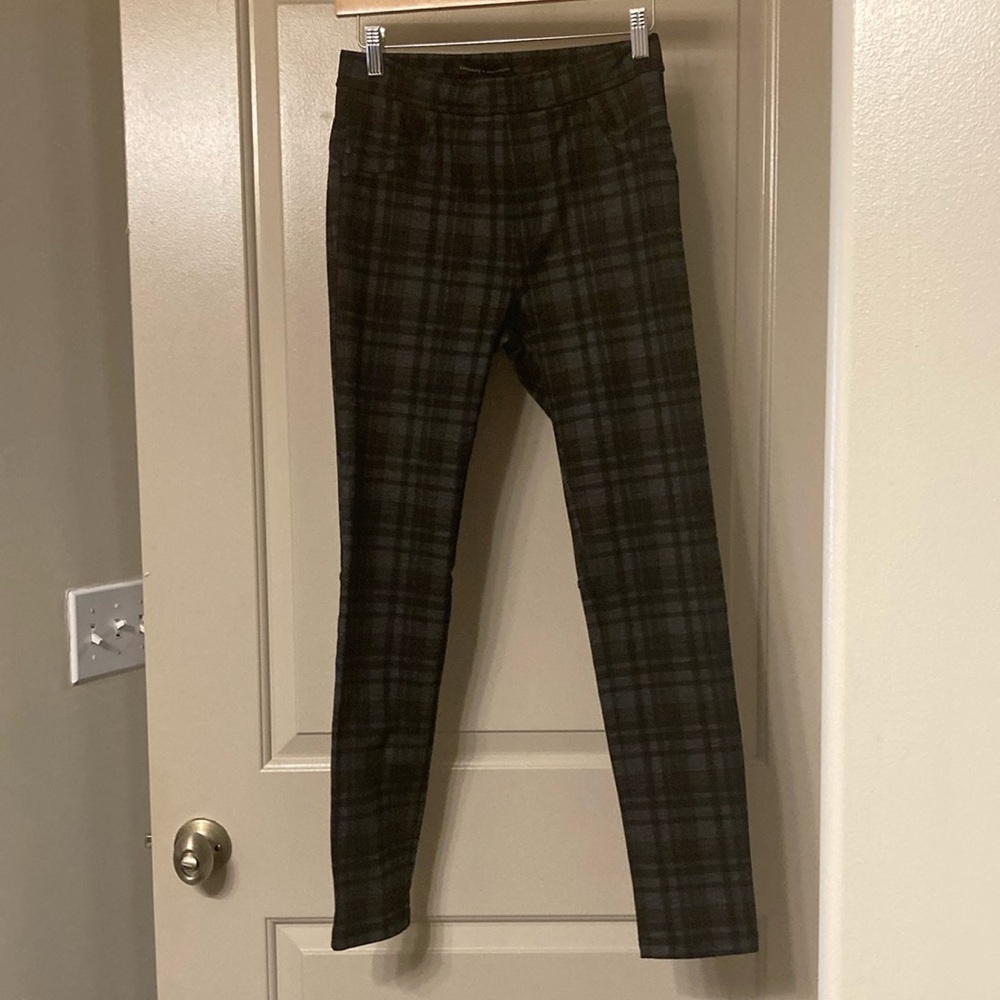 Sanctuary for anthropologie plaid leggings, size small